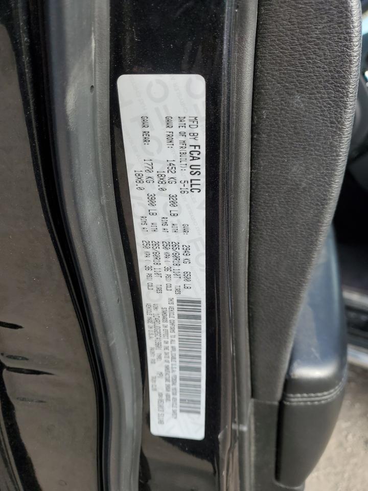 2016 Dodge Durango Limited VIN: 1C4RDJDG2GC419601 Lot: 43070675