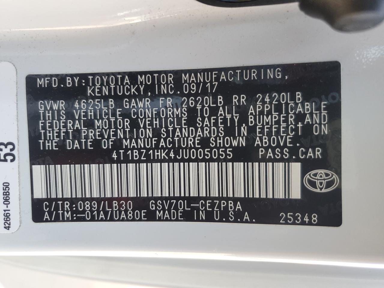 2018 Toyota Camry - Image 14