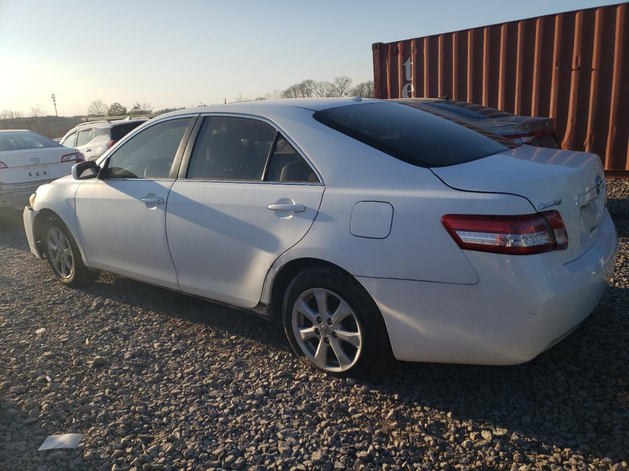 2010 Toyota Camry Base white sedan gas 4T1BF3EK5AU548276 photo #3