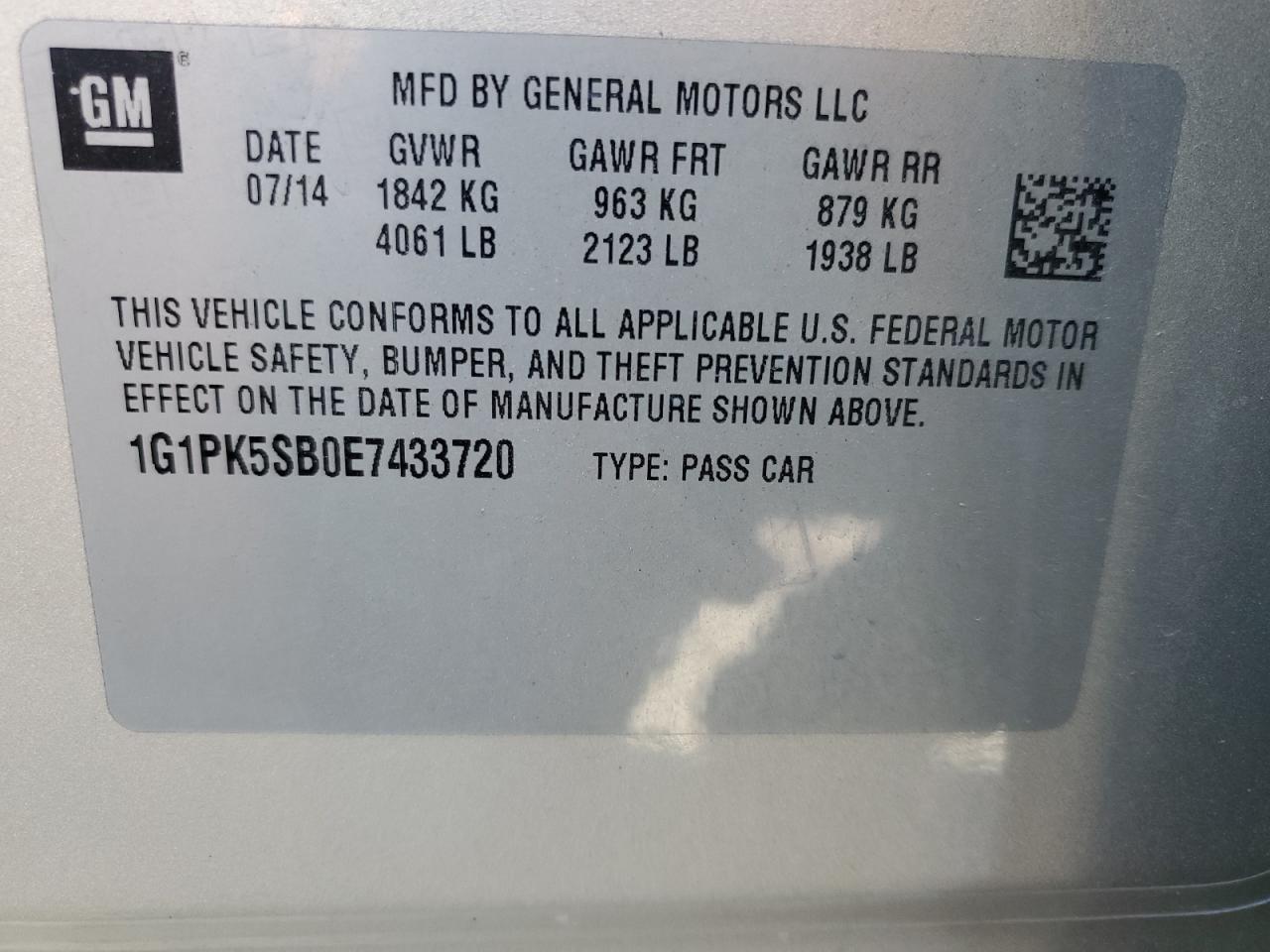 2014 Chevrolet Cruze - Image 14