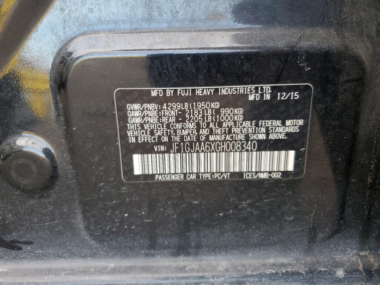 2016 Subaru Impreza - Image 15