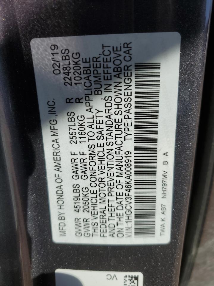 2019 Honda Accord - Image 14
