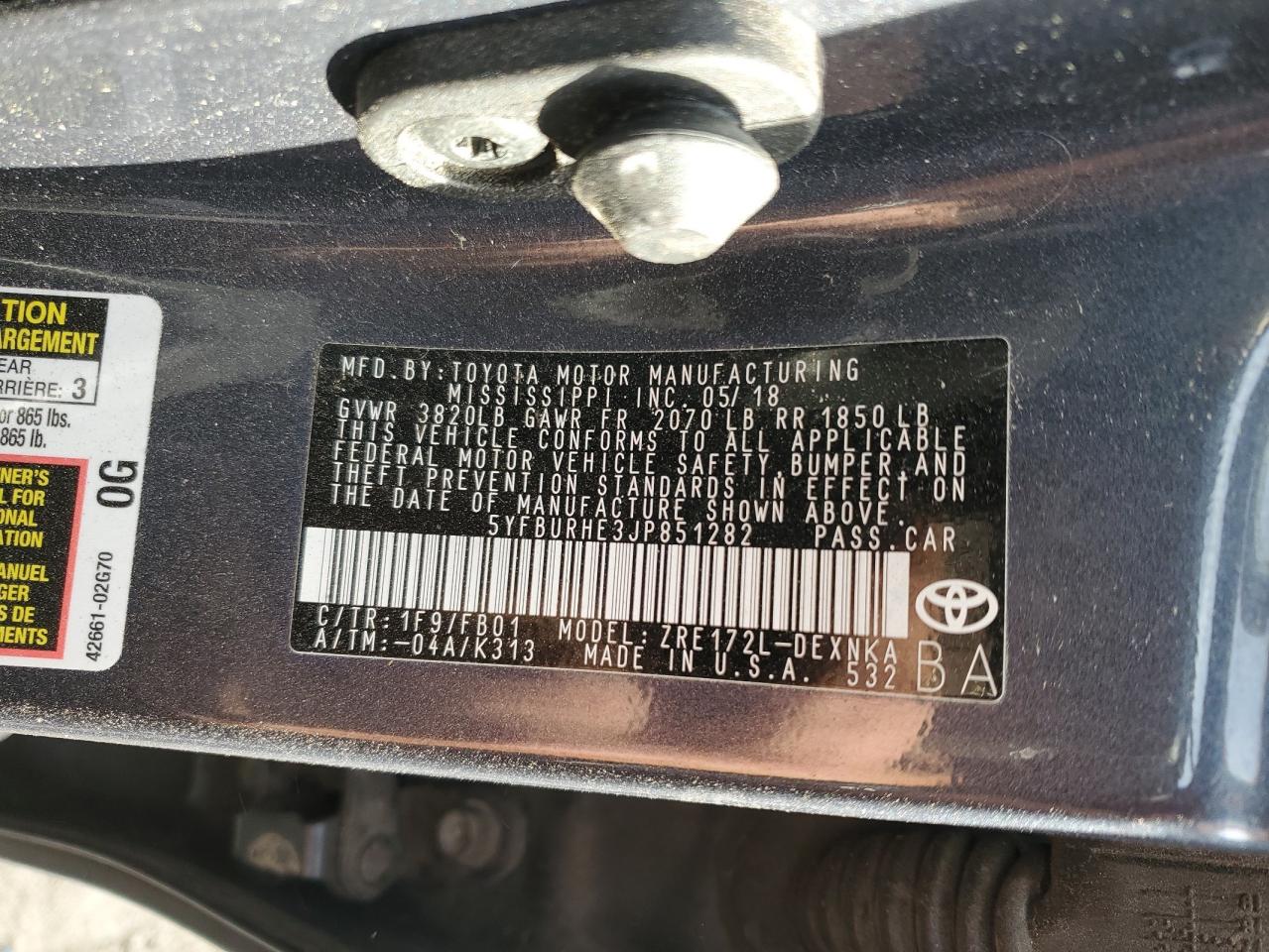 2018 Toyota Corolla - Image 12