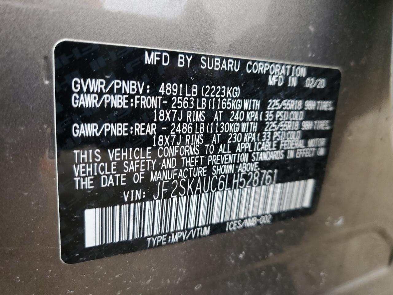 2020 Subaru Forester - Image 13