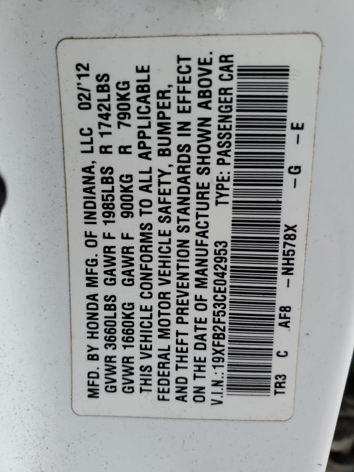 2012 Honda Civic - Image 12