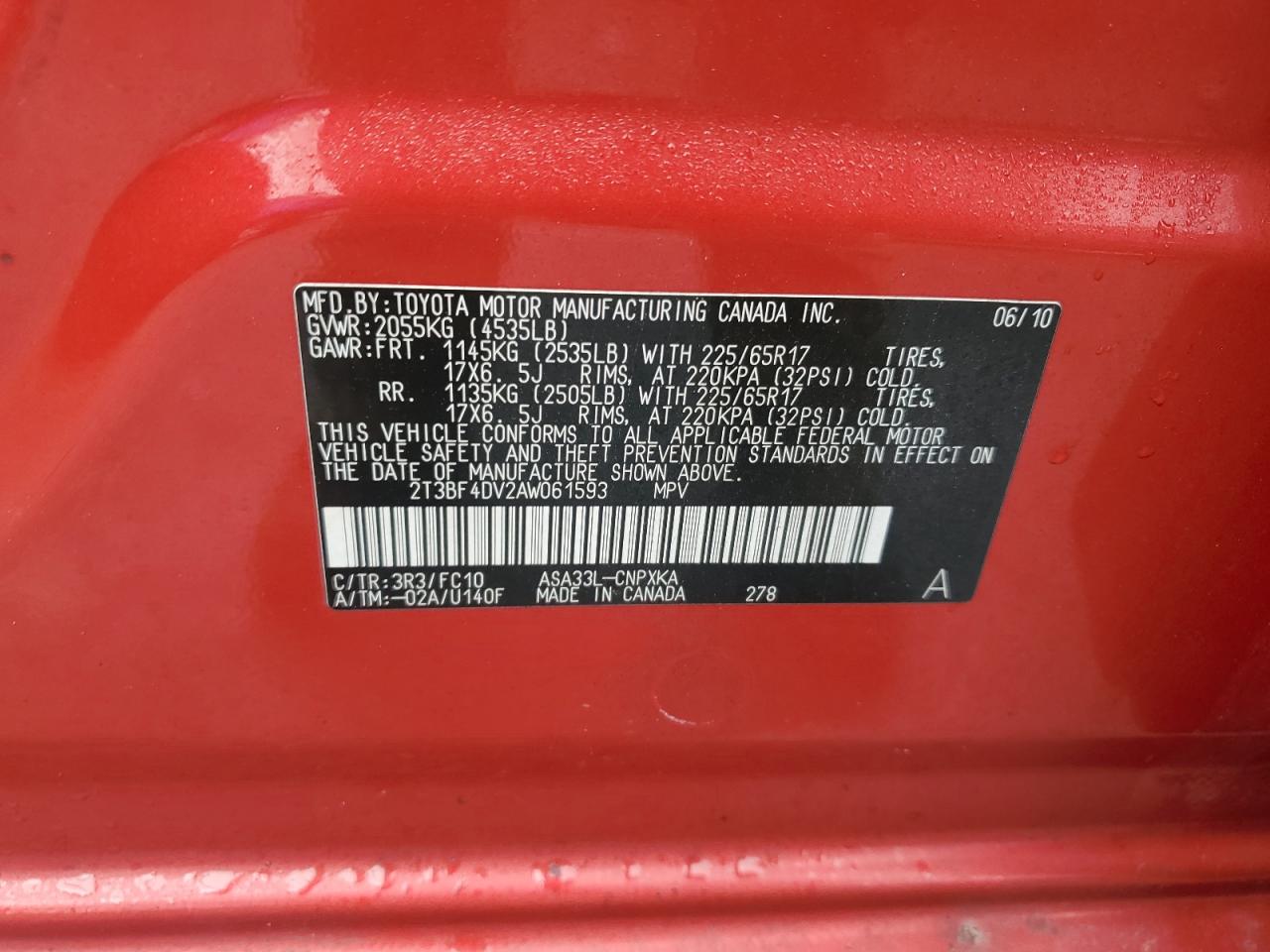 2010 Toyota RAV 4 - Image 13