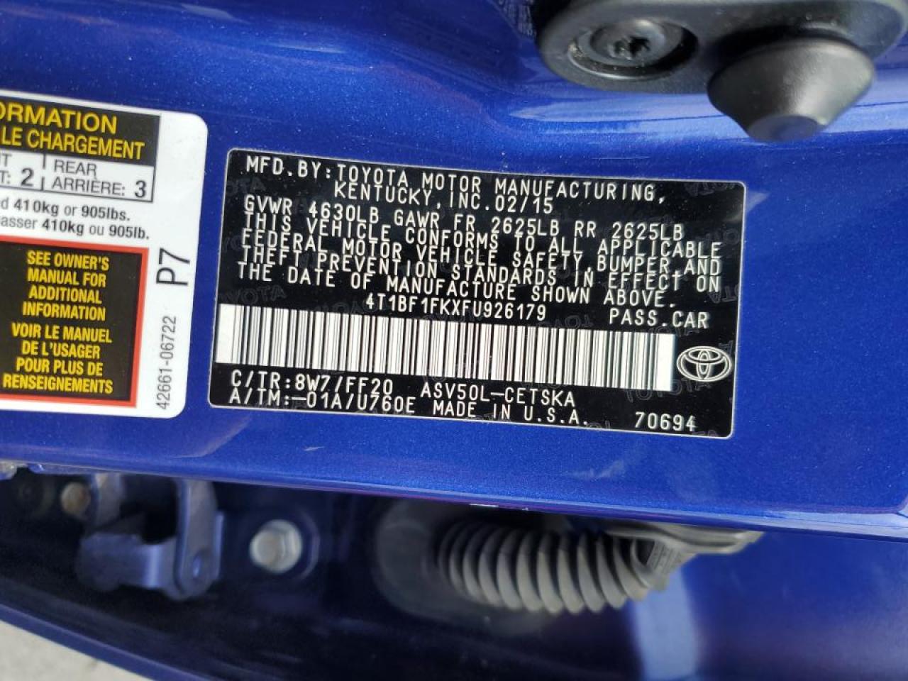 2015 Toyota Camry - Image 12