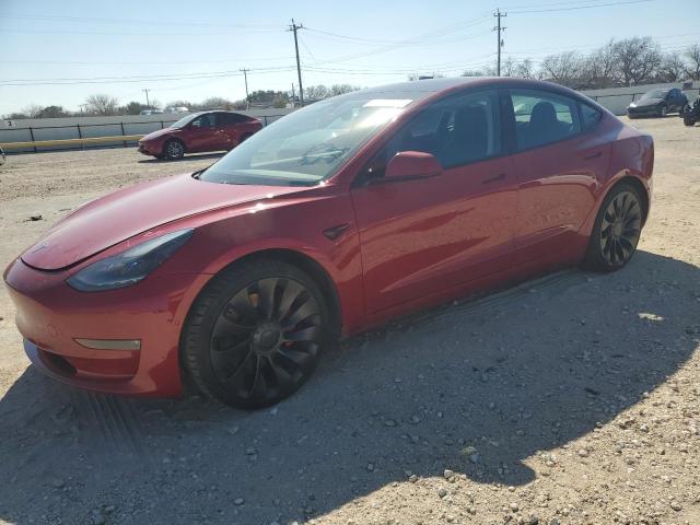  TESLA MODEL 3 2021 Красный