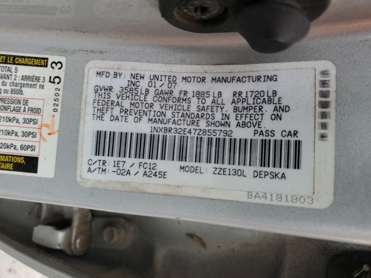 2007 Toyota Corolla - Image 12