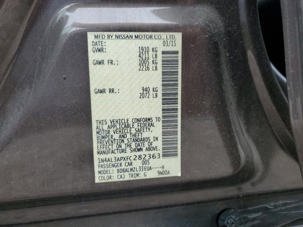 2015 Nissan Altima - Image 13