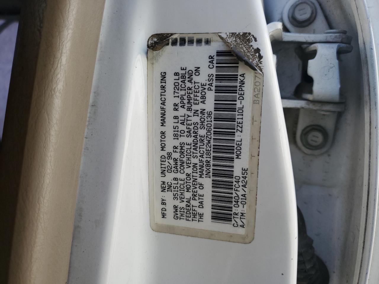 1998 Toyota Corolla - Image 12