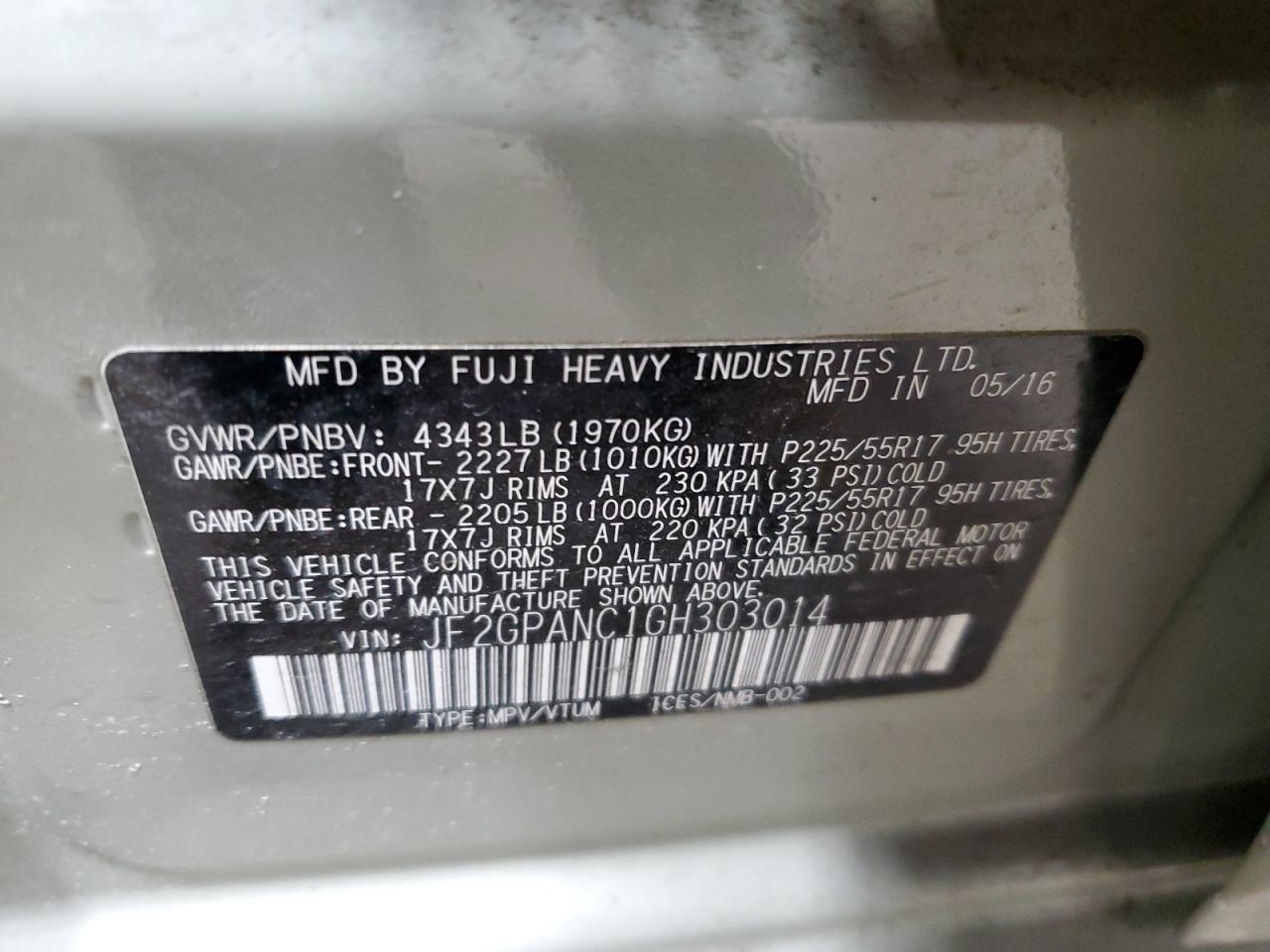 2016 Subaru XV - Image 16