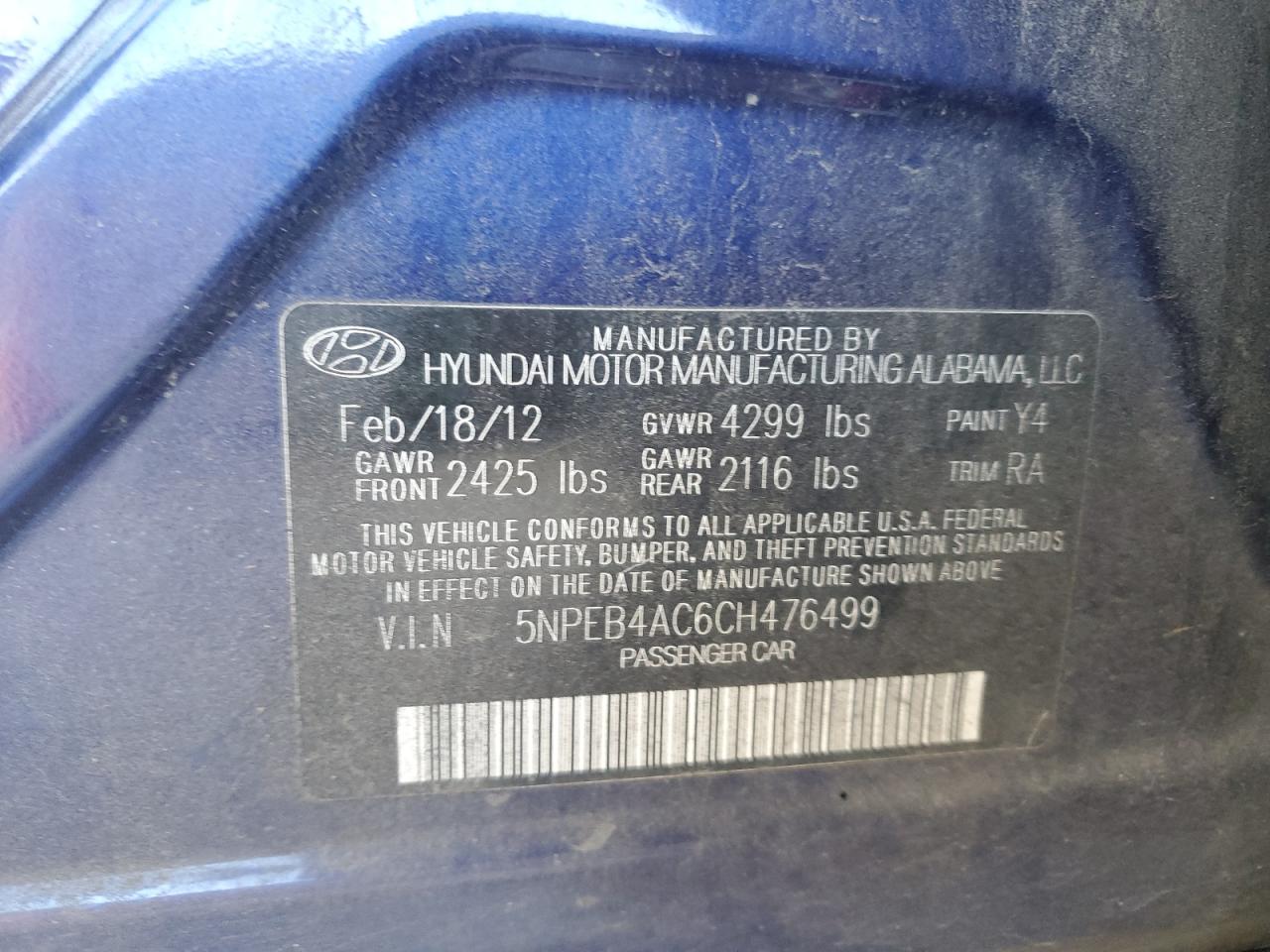 2012 Hyundai Sonata - Image 12