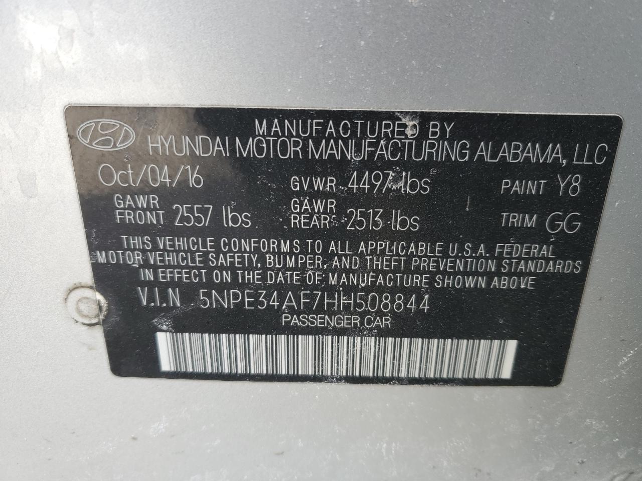 2017 Hyundai Sonata - Image 15