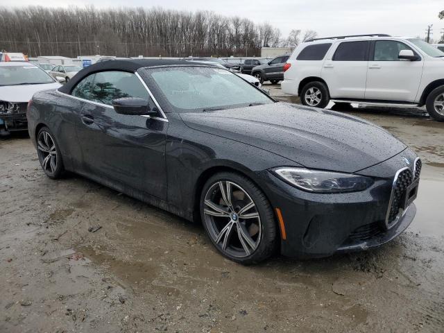  BMW 4 SERIES 2021 Чорний