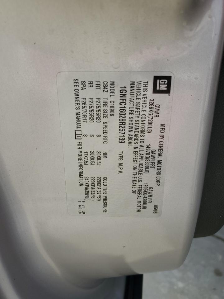 2008 Chevrolet Suburban C1500 Ls VIN: 1GNFC16028R257139 Lot: 42393525