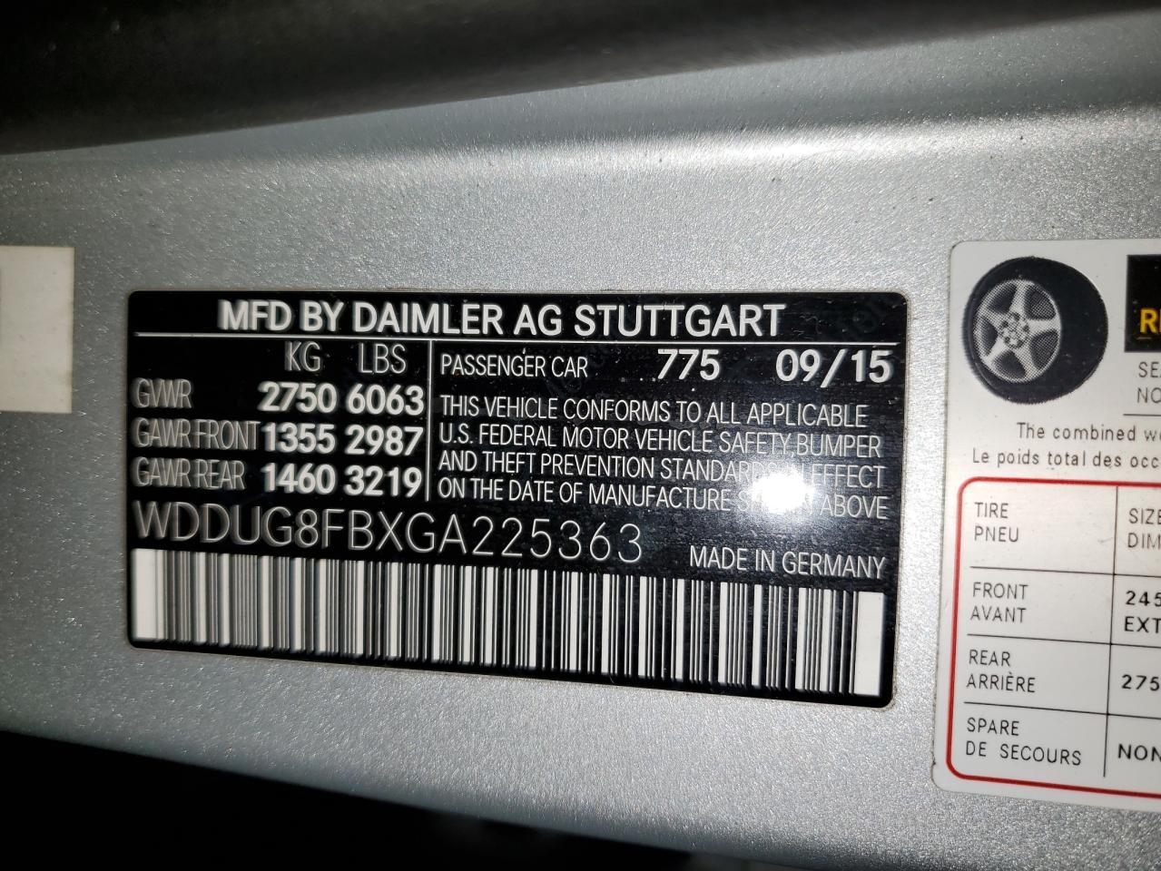 2016 Mercedes-Benz S-klasse - Image 12