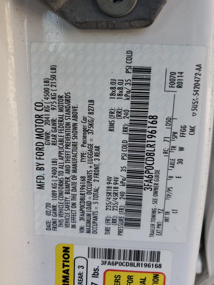 2020 Ford Fusion - Image 12