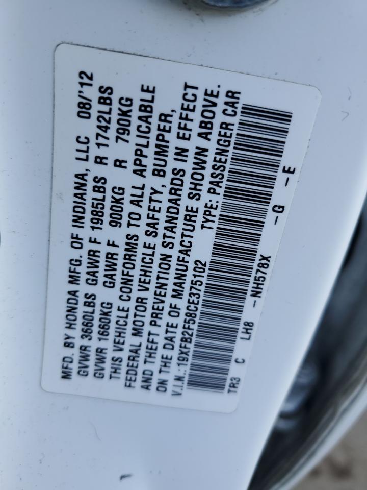 2012 Honda Civic - Image 12