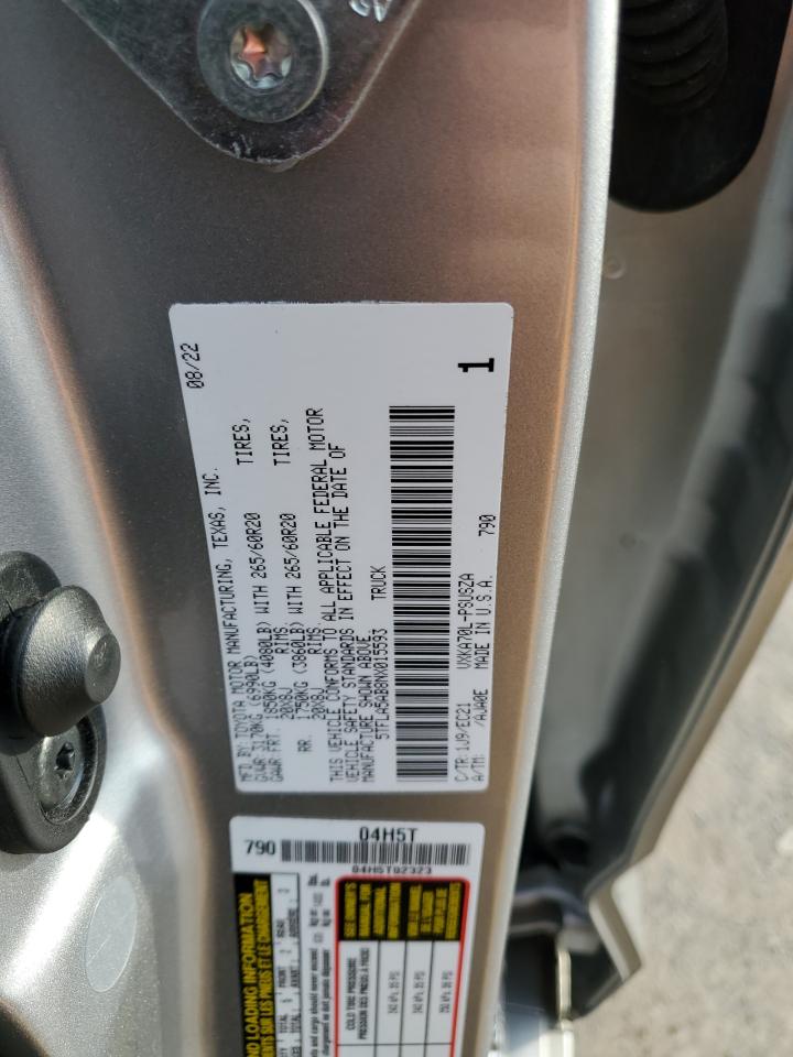 5TFLA5AB8NX015593 TOYOTA TUNDRA 2022