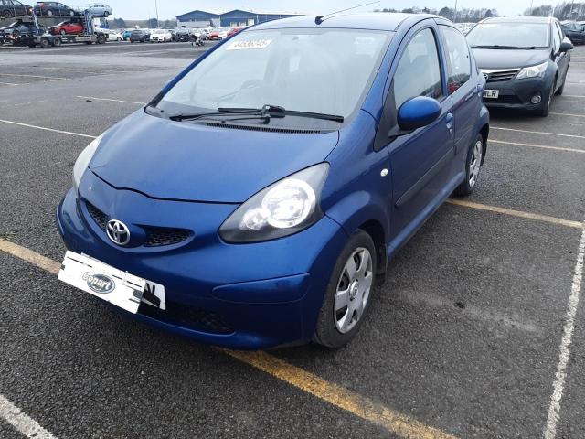 2007 TOYOTA AYGO BLUE