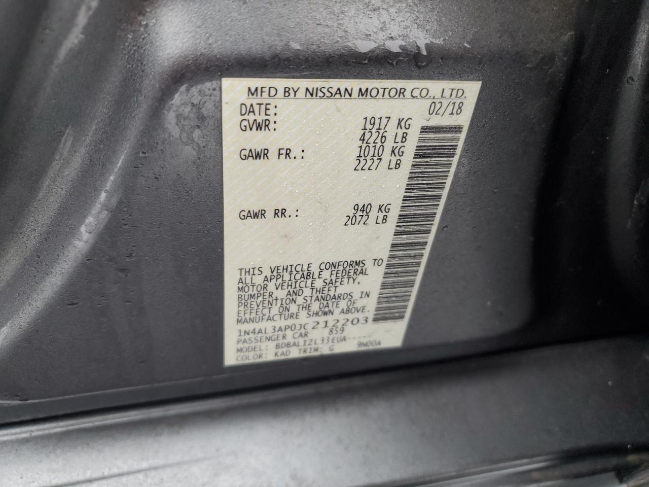 2018 Nissan Altima - Image 14