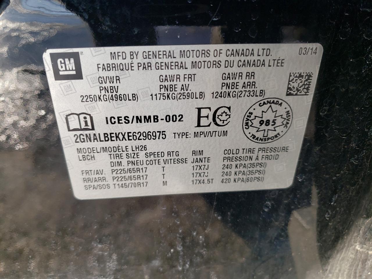 2014 Chevrolet Equinox - Image 13