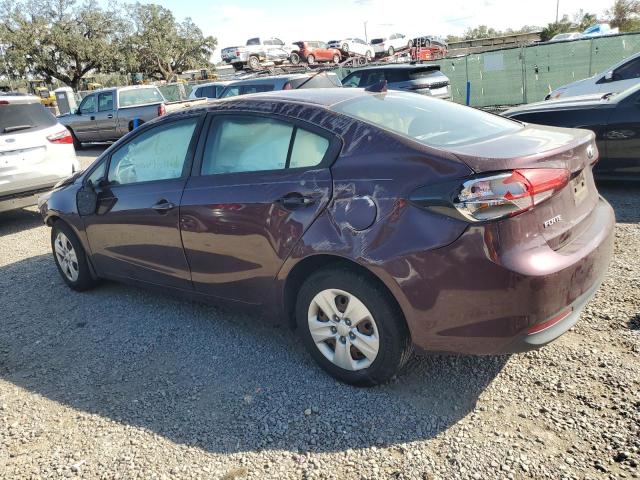  KIA FORTE 2017 Burgundy