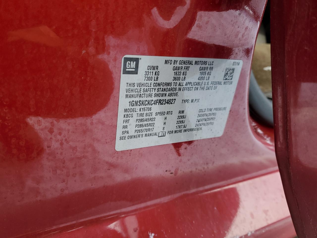 2015 Chevrolet Tahoe - Image 13
