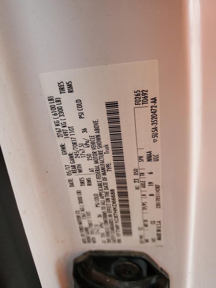 1FTMF1C87HKD66688 FORD All Models 2017