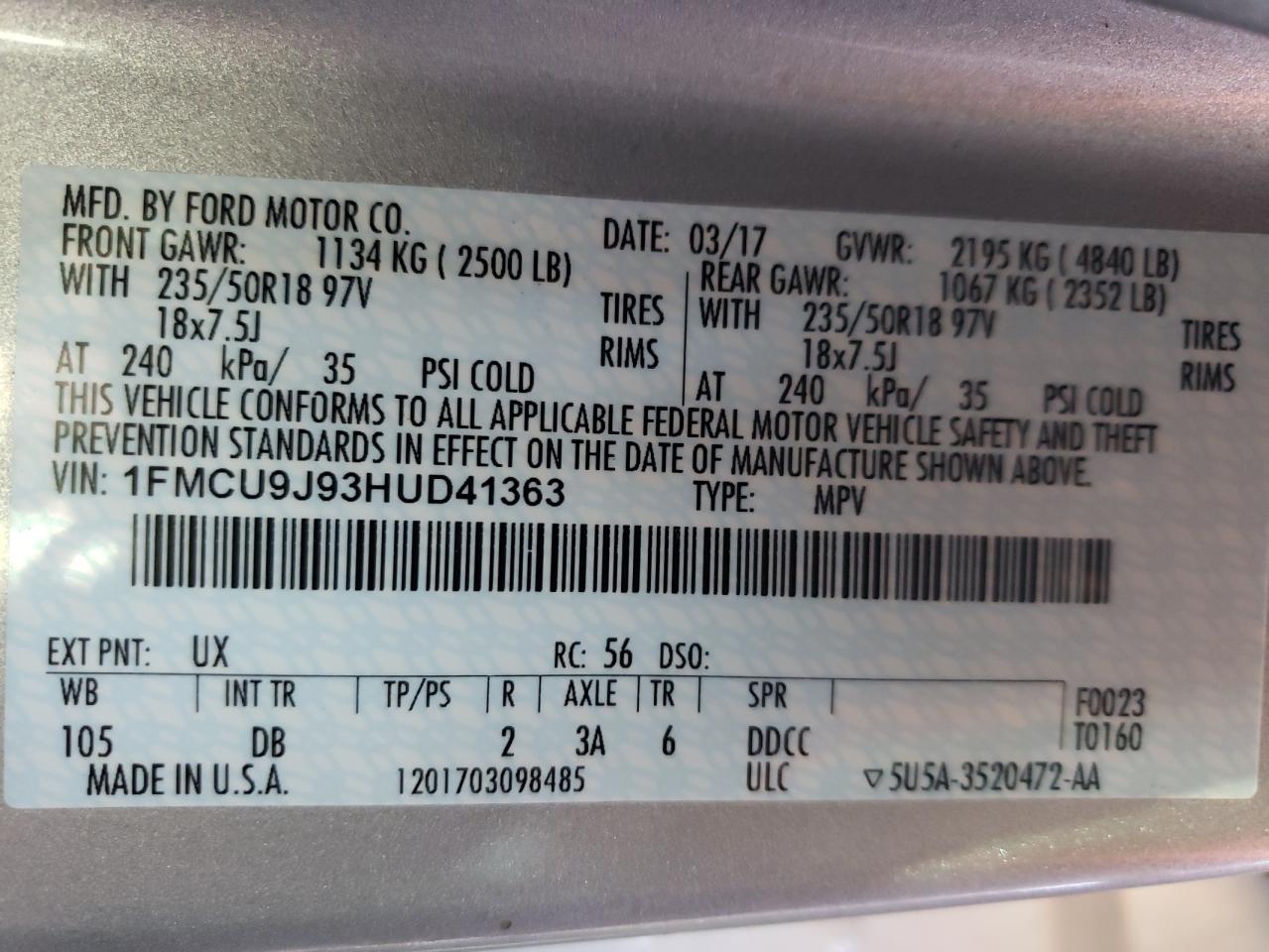 2017 Ford Escape - Image 16