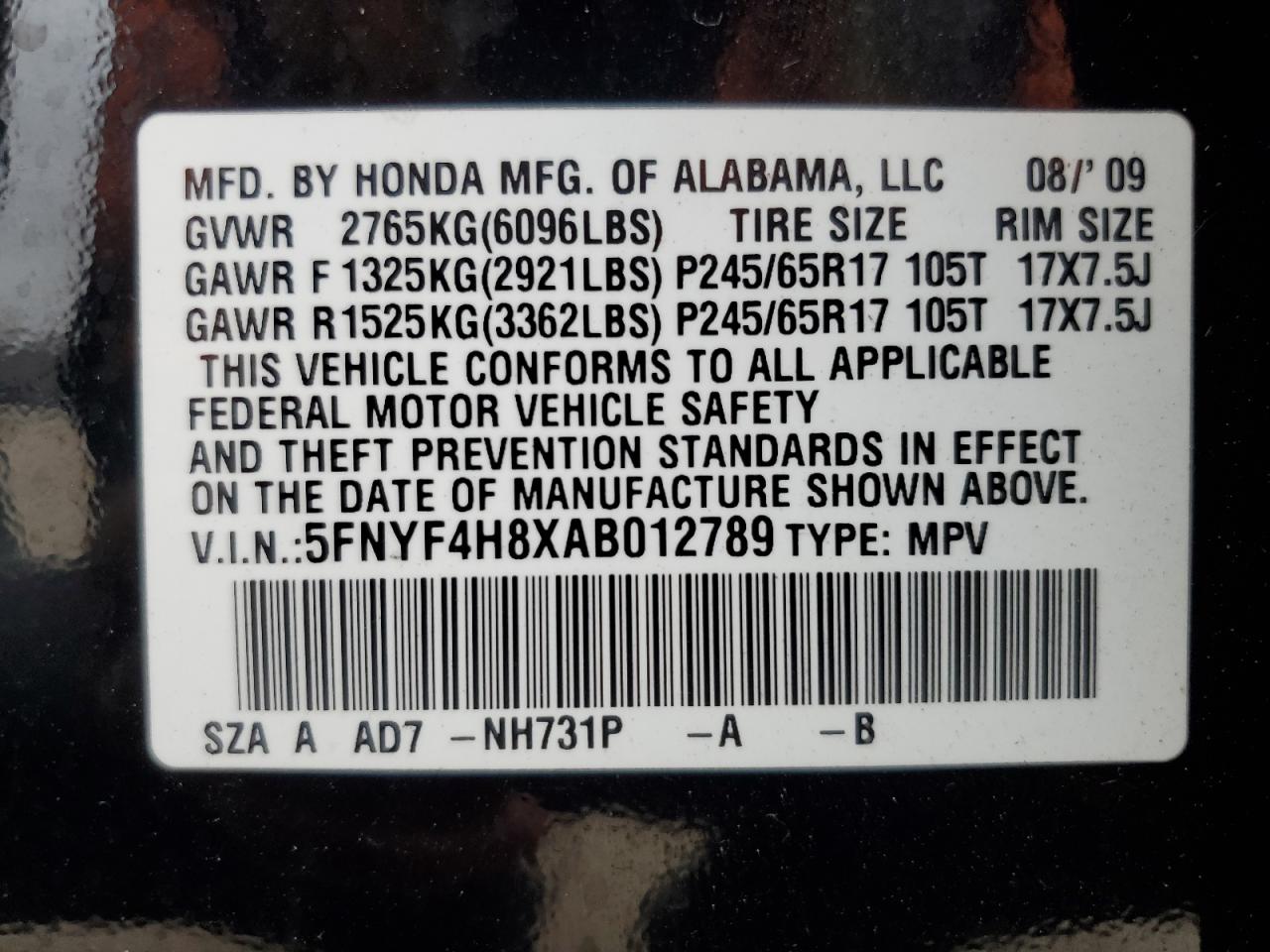 2010 Honda Pilot - Image 15
