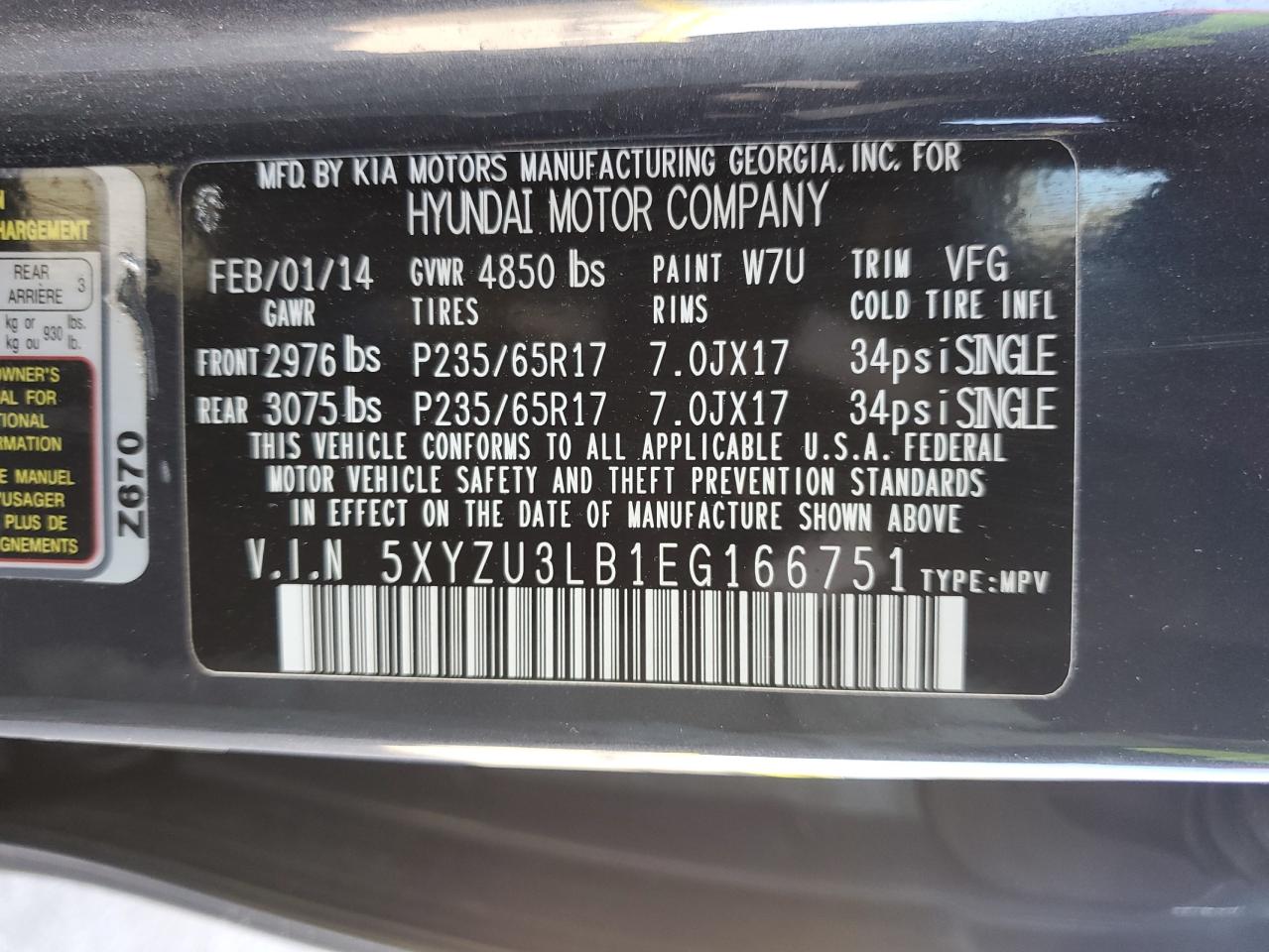2014 Hyundai Santa Fe - Image 15
