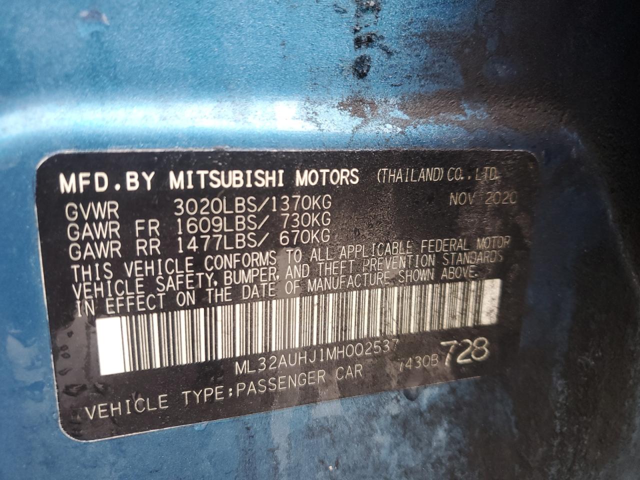 2021 Mitsubishi Mirage - Image 12