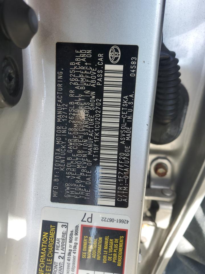 2012 Toyota Camry - Image 12