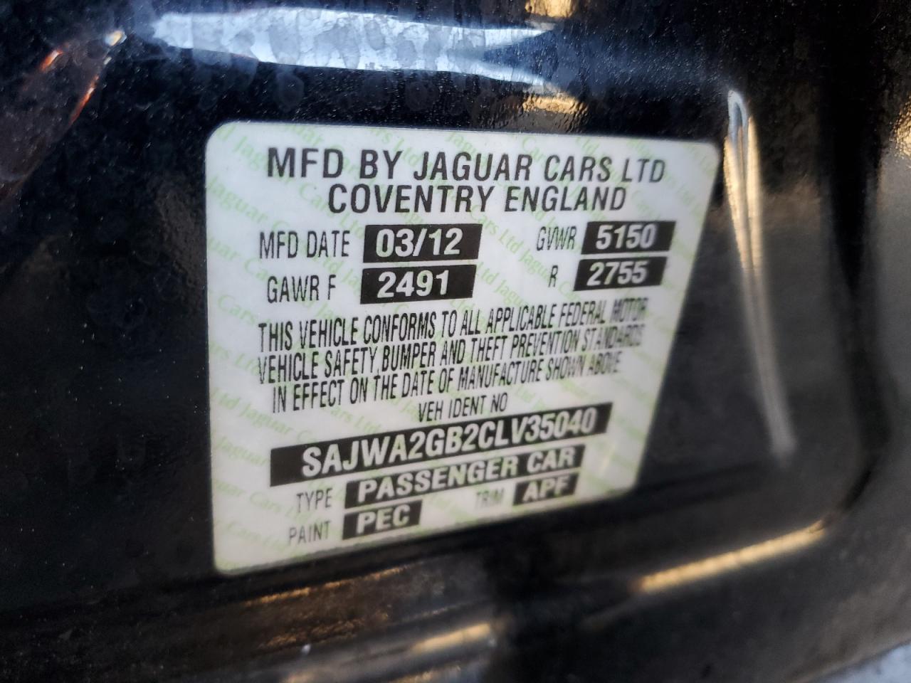 2012 Jaguar XJ - Image 12