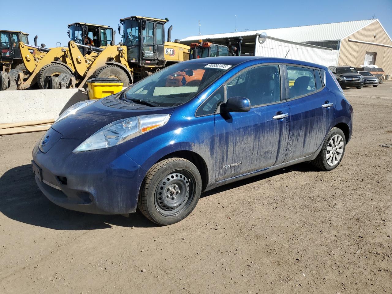 2016 Nissan Leaf Sv за продажба в Brighton, CO - Side
