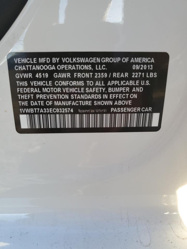 2014 Volkswagen Passat - Image 12
