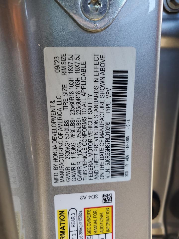 5J6RS6H87RL010299 HONDA CRV 2024