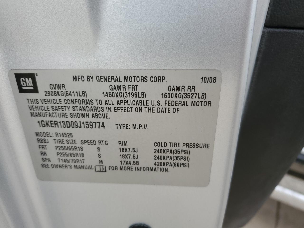 2009 GMC Acadia - Image 13
