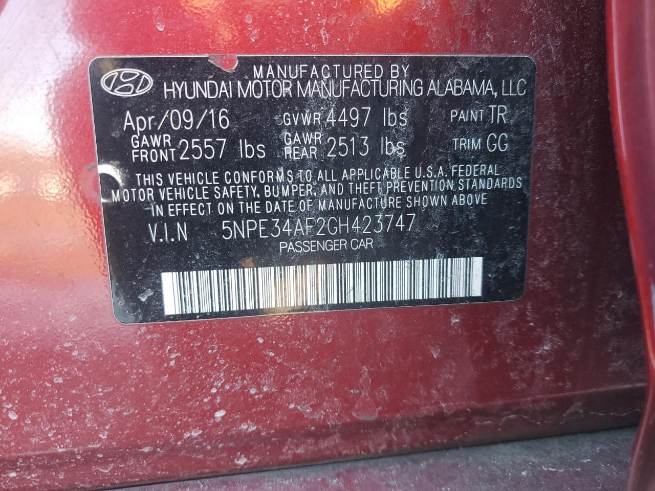 2016 Hyundai Sonata - Image 14