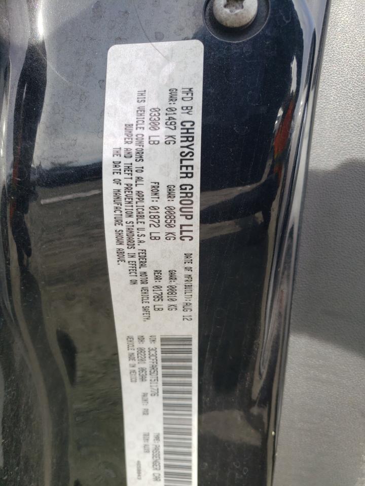 2013 Fiat 500 Pop VIN: 3C3CFFAR5DT511776 Lot: 45544355