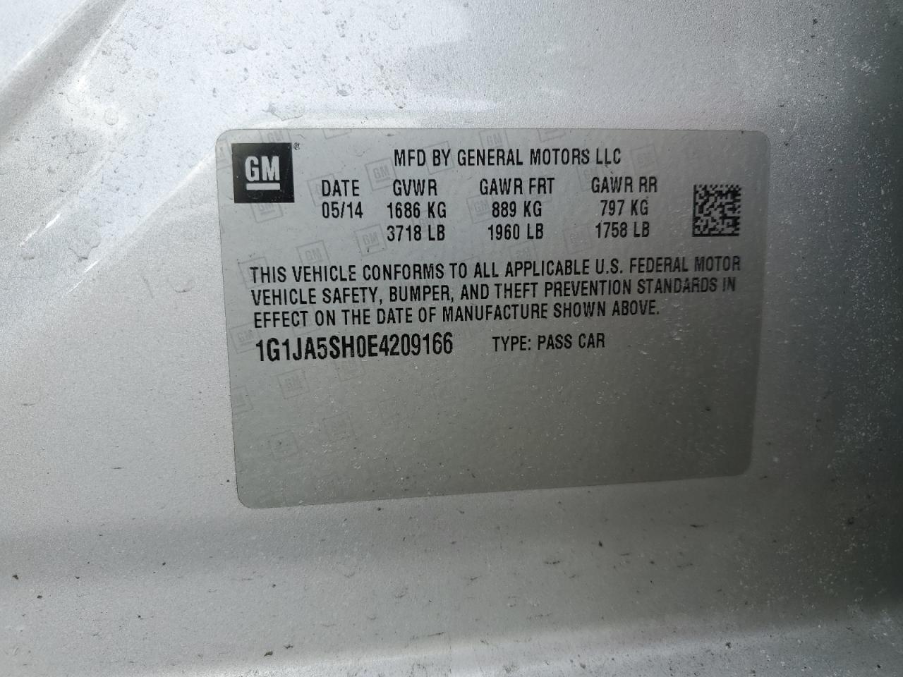 2014 Chevrolet Sonic - Image 14