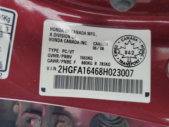 2008 HONDA CIVIC DX-G