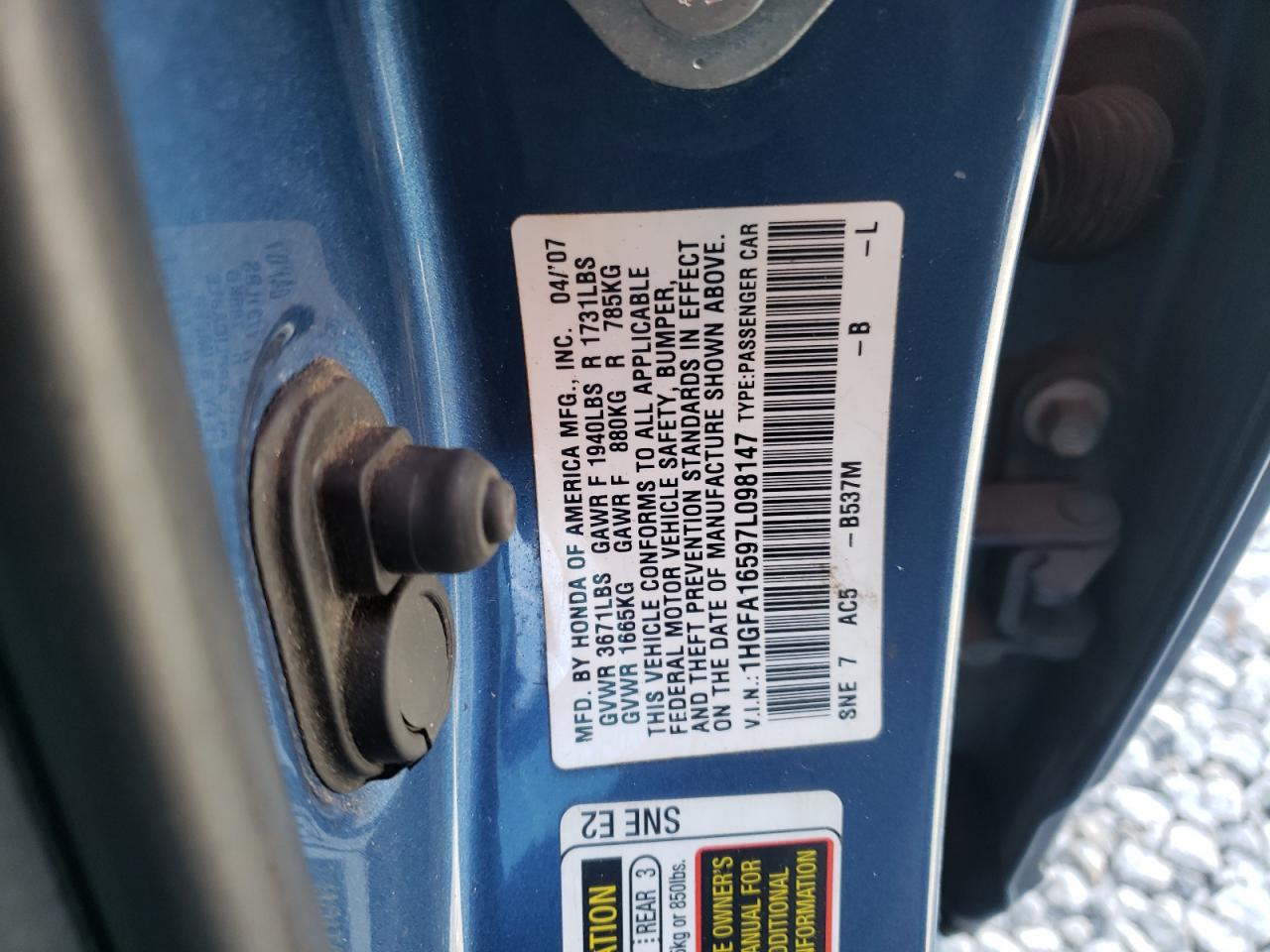 2007 Honda Civic - Image 12