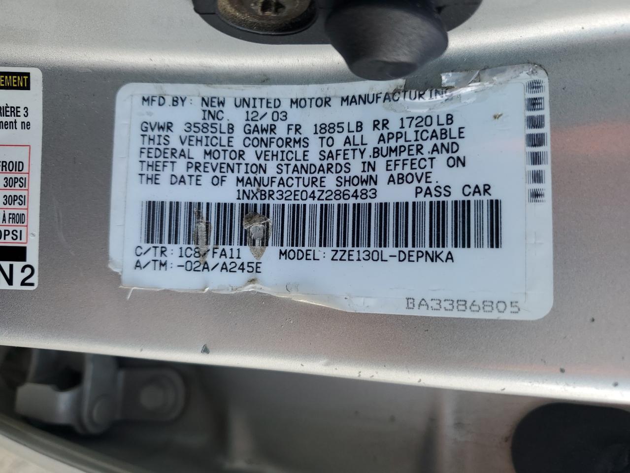 2004 Toyota Corolla - Image 14