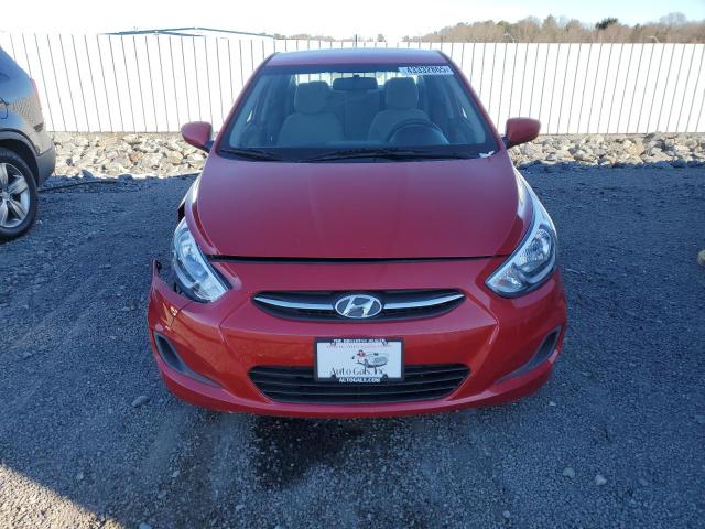  HYUNDAI ACCENT 2016 Red