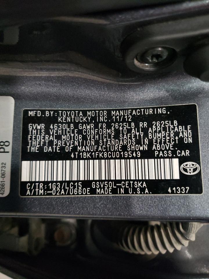 2012 Toyota Camry - Image 13