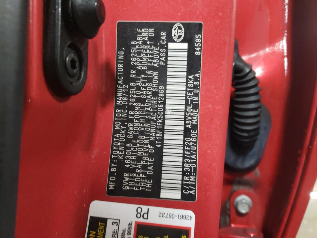 2012 Toyota Camry - Image 13