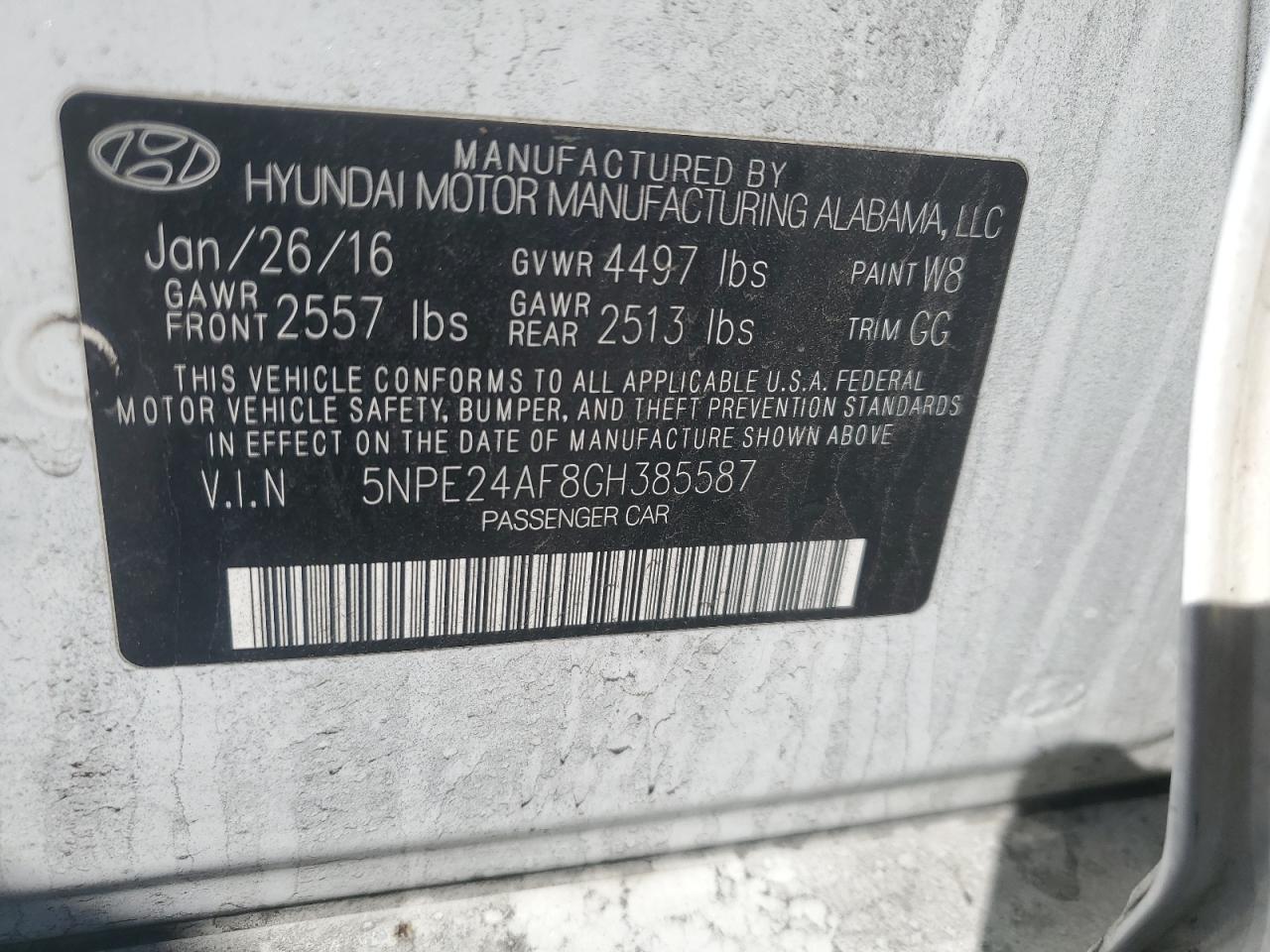 2016 Hyundai Sonata - Image 12